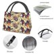 thumbnail image 4 of Fotbe Fashion Hippie Girl Bolsa Térmica Portátil con Estampado, Bolsa de Entrega de Alimentos Aislada, Bolsa Reutilizable de Gran Capacidad para Comidas y Supermercado, 4 of 6