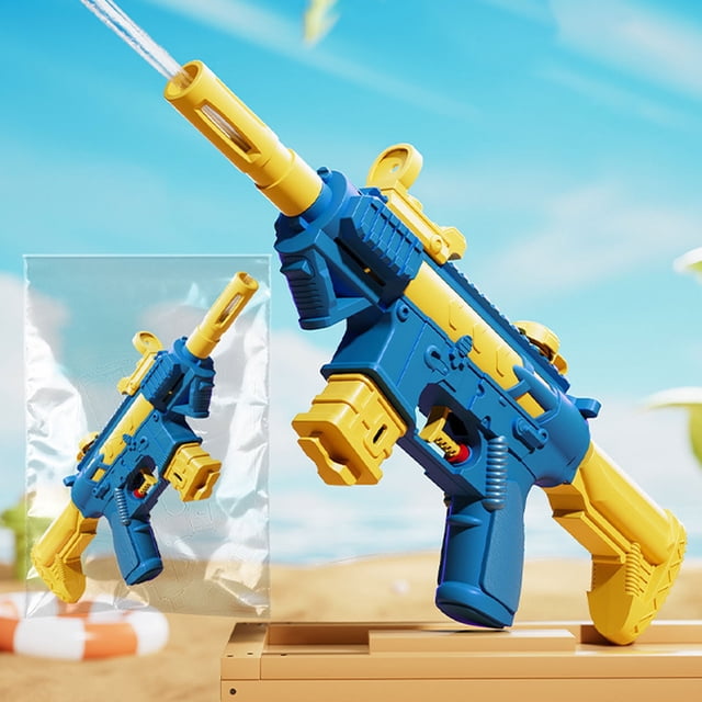 Water Blaster, pistola de agua exterior con acción de bomba, Soaker con alta capacidad, pistola de agua para playa de verano, diversión en piscina, 27,8 x 12,5 x 4 cm