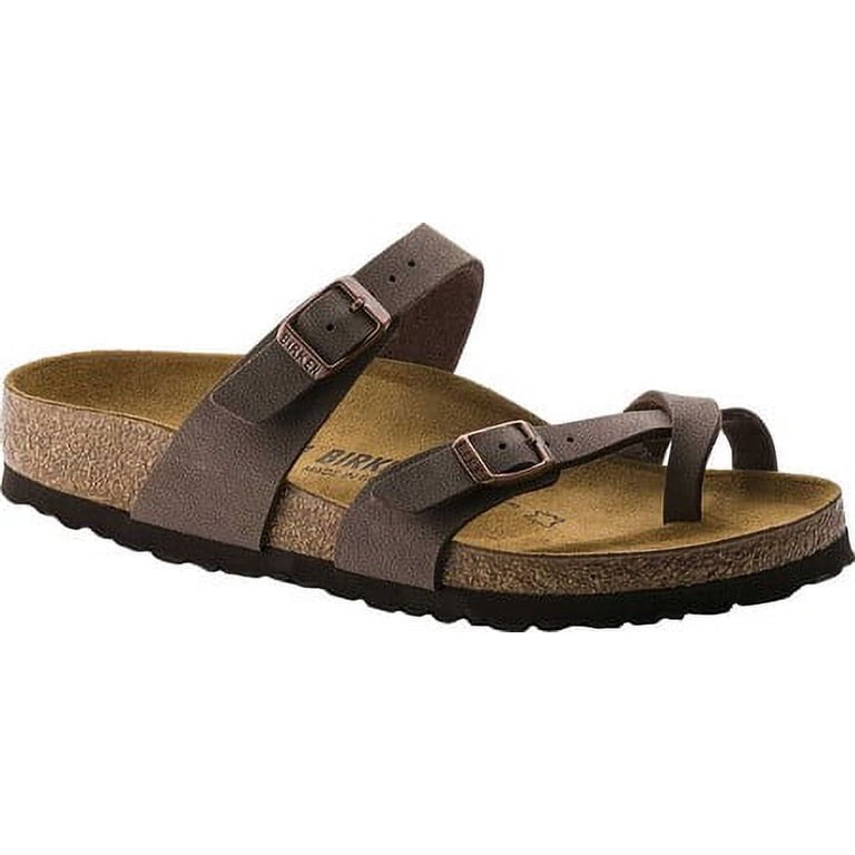 Birkenstock Mayari Birko-Flor Size Women\'s 10 Men\'s 8 US Brown Leather Sandals Birkenstock Mayari Sandal - Oiled Leather Habana – Lenny main image 3