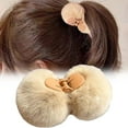 thumbnail image 1 of Fuzzy Hair Clip Fuzzy Hair Clip Neutral Little Clip Thick And Long Hair Adhere To The Soft Faux Hair Clip Cute Fuzzy Hair Clip Woman, Polyester Hair Clip, 1 of 8