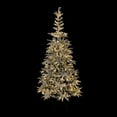 thumbnail image 4 of Northlight Real Touch™️ Pre-Lit Slim Flocked Nordmann Fir Artificial Christmas Tree - 6.5' - Warm, 4 of 9