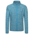thumbnail image 2 of Dasawamedh Men's Running Sport Track Jacket Full Zip Workout Athletic Fitness Jackets for Training Tile Blue Heather S, 2 of 7