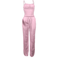thumbnail image 4 of Lovelywholesale Drawstring Wide Leg Cami Pants Set, 4 of 4