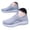 Grey, variant on Pandaie Men's Slip on Loafers Comfortable Walking Dressy Penny Shoes with Arch Support Breathable Mesh Knit Running Tennis Sneakers (Black,7.5)