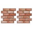 thumbnail image 1 of 2 adhesivos de pared autoadhesivos con textura de ladrillo para decoración de paredes renovadas., 1 of 5