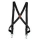 thumbnail image 2 of Tirantes Fernando en forma de X ajustables para hombre y mujer negro, 2 of 8