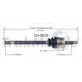 thumbnail image 4 of CV Axle Shaft Fits select: 1999-2004 JEEP GRAND CHEROKEE, 4 of 4