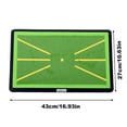 thumbnail image 5 of Golf Swing Training Pad Swing Path Detection Mat Directional Practice Mat for Enhanced Swing Accuracy black, 5 of 5