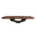 thumbnail image 2 of DOLITY ironing board metal wood wall shelf S, 2 of 9