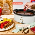 thumbnail image 3 of Beautiful 2.5 Qt Dip and Serve Manual Slow Cooker, White Icing by Drew Barrymore, 3 of 11