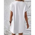 thumbnail image 2 of Summer Dresses for Women Casual Boho Dress Short Sleeve Tshirt Dresses Beach Wear Daily Midi Dress Alsol Lamesa, 2 of 6