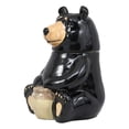thumbnail image 3 of Ebros American Black Bear With 'Cookies' Honey Pot Ceramic Cookie Jar 8.25"Tall, 3 of 8
