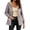 Gray, variant on Women's Puffer Jackets Long Sleeve Hooded Fleece Lined Zip Up Quilted Coat Lightweight Fall Winter Warm Casual Outerwear with Pockets Wine