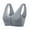 Grey, variant on Push-Up T-Shirt Bra, Modern Demi Bra, Lightly Padded Bra with Convertible Straps Bra A,38