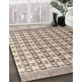 thumbnail image 3 of Ahgly Company Machine Washable Indoor Rectangle Abstract Army Brown Area Rugs, 8' x 12', 3 of 7