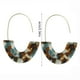 thumbnail image 4 of 1 par de aretes en forma de U con estampado de leopardo geométrico universal colgantes para la oreja suministros elegantes para fiestas para Ropa, zapatos y accesorios Miscelánea marrón azul oscuro Sonducket AP010170-11, 4 of 6