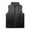Black Dot Texture, variant on Black White Leopard Stripe Vest Coat Size 9-10 Kids Outerwear Girls Boys Sleeveless Zipper Jackets Lightweight Warm Sweater Fall Winter Outdoor Hiking Travel Holiday Outfit