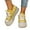 Yellow, variant on uvwlwu Casual Shoes for Women Shoes With Thick Sole For Everyday Wear Stylish Low Top Sneakers With Lace Up Design Comfortable Fashion Footwear For All Seasons For Jeans
