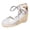 2-Silver, variant on Platform Espadrilles Wedge Sandals for Women Closed Toe Adjustable Ankle Dressy Heels Everyday Breathable Walking Shoes 1-Blue Size 7.5