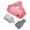 Pink, variant on Hot Water Bottle with Cover Waist Three-Piece Set of Hot Water Bag Warm Belt Cloth Pvc Water Bag, Warm Waist Warm Stomach Rubber Hot Water Bottle Hot Water Bottle Rubber