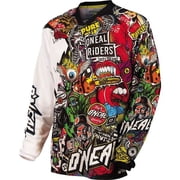 Oneal 2022 Mayhem Lite Crank Jersey - Black/Multi - Large