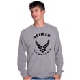 thumbnail image 5 of US Air Force Retired USAF Veteran Long Sleeve TShirt Men Women Brisco Brands X, 5 of 6