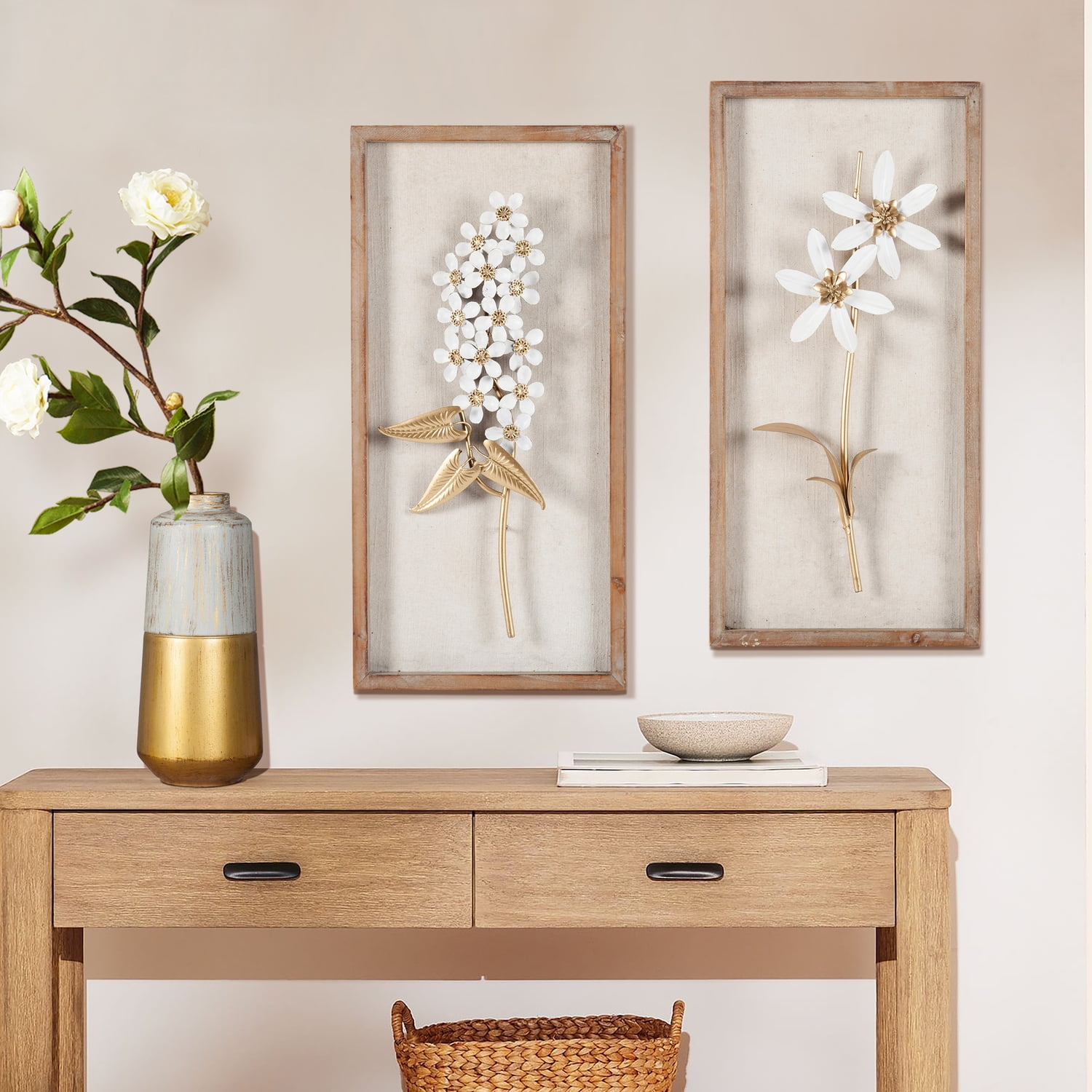 Vermouth♡ページ Stylish Flow Wood Frame Oblong Mirror for Your Home – LuxenHome