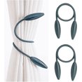 thumbnail image 1 of Conjunto de 2 corbatas de cortina trenzadas, lazo de cortina trenzado, corbata de cortina europea, hogar, oficina, 1 of 5
