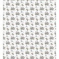 thumbnail image 3 of Ambesonne Floral Duvet Cover Set, Flowers on Branches Spots, 2-Calking, White Charcoal Grey Coral, 3 of 7