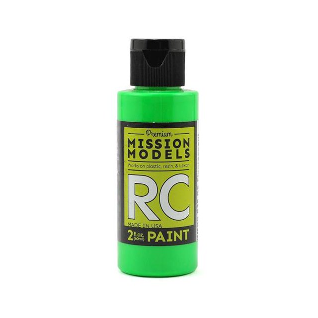 Mission Models MIOMMRC-048 2 oz Bottle Fluorescent Racing, Green
