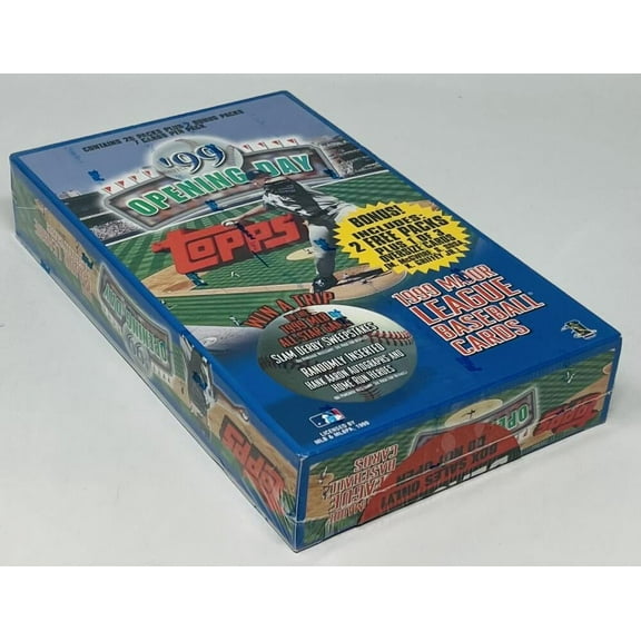 1999 Topps Opening Day Baseball 22-Pack Blaster Box