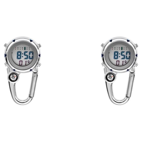 Sidaley Mosquetón Clip relojes reloj moda electrónico luminoso enfermera reloj hombres brújulas temperatura relojes Type1 NO1