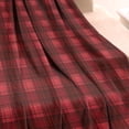 thumbnail image 3 of Red Black Checkerboard Checkered Pattern Blanket,Comfortable Soft Lamb Wool Throw Blanket,All Season,Warm Lightweight Blankets for Sofa Bed Couch Living Room Chair,40"x50", 3 of 4