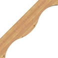 thumbnail image 3 of 3 1/2"W x 34"D x 34"H Funston Smooth Knee Brace, Western Red Cedar, 3 of 4