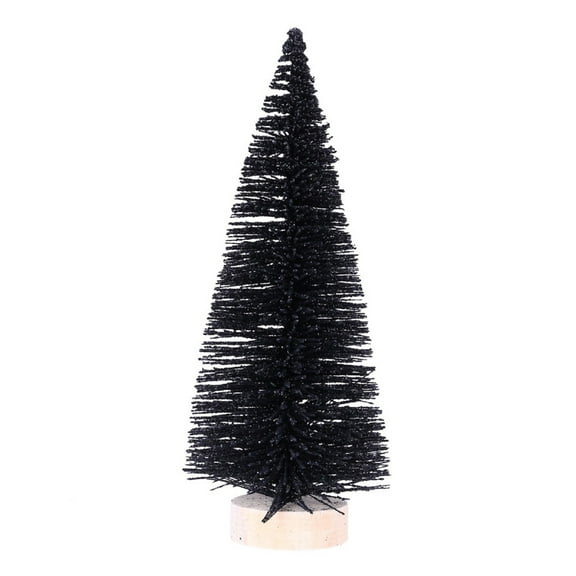 Zmeidao Artificial Christmas Tree, Small Pine Tree with Wooden Bases for Xmas Holiday Party Home Tabletop Tree Decor