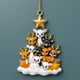 thumbnail image 1 of Colgante navideño de acrílico con forma de avión para árbol de Navidad., 1 of 5