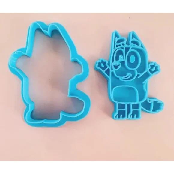 Bluey Bingo Cartoon Cute Little Creative Cake Mold BlueyHigh-Quality Plastic Biscuit Cookie Mold Shaping Gifts
