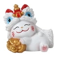 thumbnail image 3 of Figura en miniatura de gato de la suerte, adorno para tablero de coche, decoración para escritorio. Estilo D, 3 of 9