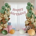 thumbnail image 5 of Jungle Safari Balloon Garland Kit 140 Pcs Green Gold Brown Balloons With Tropical Leaves For Birthday Party Decor, 5 of 6