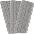 thumbnail image 1 of CUITING 3 Pcs Replacement Microfiber Pad for Universal Commercial 16.5 Inch Mop Head Flat Mop Head Wet & Dry Commercial Cleaning Refills Reusable Mop Refills Fit for Most Microfiber Flat, 1 of 7