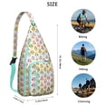 thumbnail image 4 of Owl Pattern Travel Sling Bag - Fashionable Crossbody Backpack with USB Charging Port, Perfect for Tech Essentials, 4 of 4