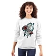 thumbnail image 3 of Betty Boop Cartoon Cutie Tattoo Women Plus Size Crewneck Sweatshirt Brisco Brands 5X, 3 of 6