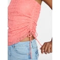 thumbnail image 4 of No Boundaries Asymmetrical Lace Tube Top, Women's XXS-XXL, 4 of 5