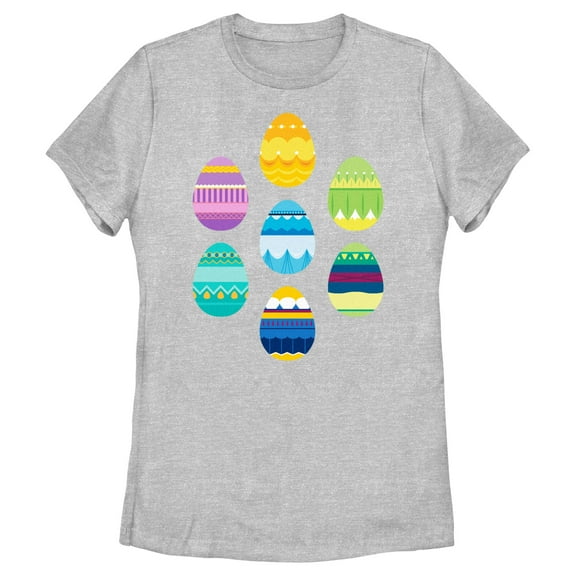Women's Disney Princess Easter Eggs Graphic Tee Athletic Heather Medium
