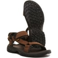 thumbnail image 5 of Teva Terra Fi Lite Men's Leather Hook And Loop Strap Sandal In Brown Size 10, 5 of 6