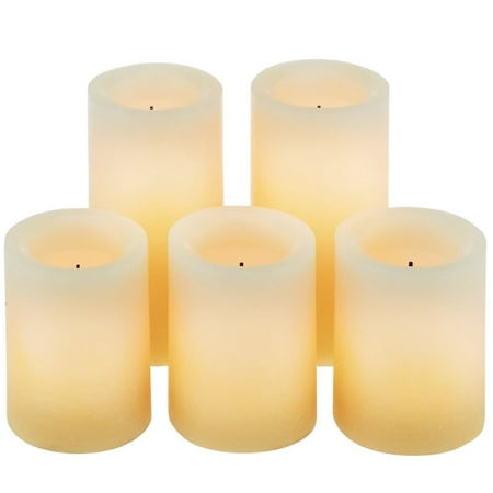 ombre pillar flameless timer buttercream impressions wax candles candle feature dialog displays option button additional opens zoom