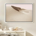 thumbnail image 2 of PixonSign Framed Canvas Print Wall Art Pastel Tan and Pink Sand Dunes Nature Desert Photography Modern Art Southwest Landscape Relax/Calm Ultra for Living Room, Bedroom, Office - 16"x24" White, 2 of 5