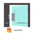 thumbnail image 2 of Door Lock, Tuya Smart Finrprint Card Password NFC Automatic Lock With Key For Home Office Feless Fe S Push Sliding Door ,Easy to Install, 2 of 7