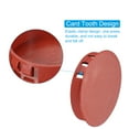 thumbnail image 4 of Tapón de plástico Uxcell, tipo de embellecedor, tapones redondos para agujeros, tapa de bloqueo a presión para tubo, rojo marrón 2", 4 of 7