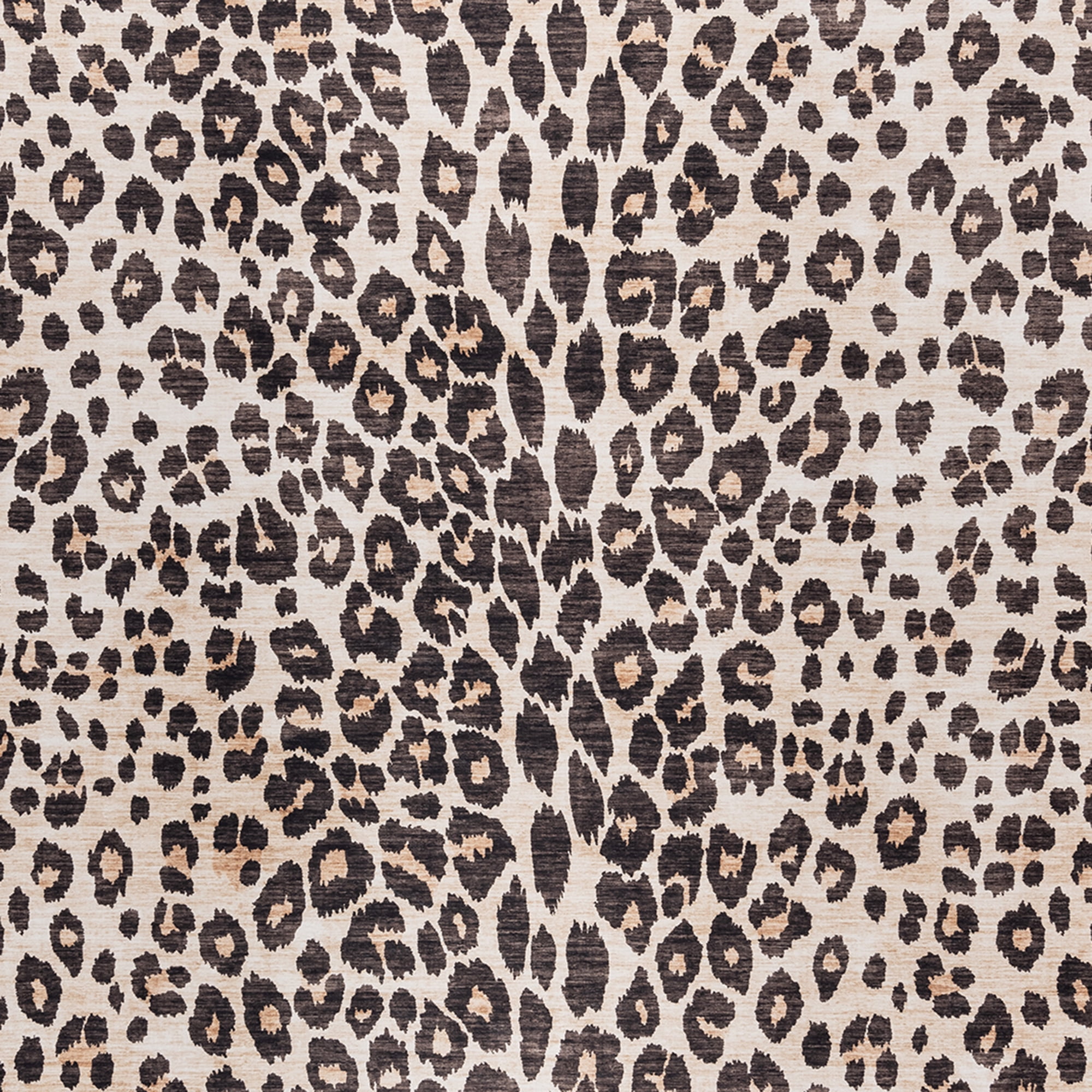 Crystal Print Lennie Modern Animal Print Leopard Area Rug, 2x6